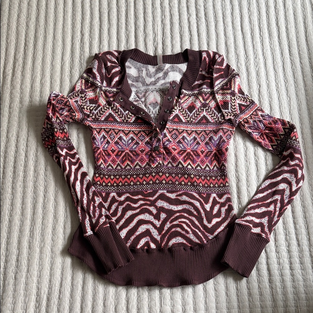 Free People Ribbed Long Sleeve